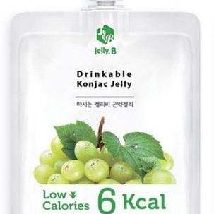 Drinkable Konjac Jelly Green grape flavor_ Pouch pack 150ml 