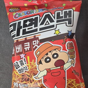 Noodle snack_BBQ 90g <br> 라면스낵 바베큐맛 90g 