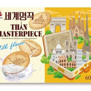 Thin Masterpiece_milk flavor 60g (7.5gX8pcs) <br> 씬 세계명작 우유맛 60g