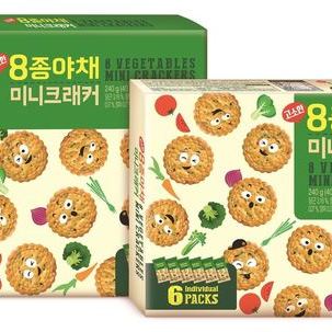 8 Vegetables mini crackers 240g_Family pack