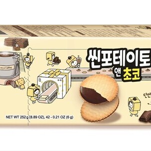 Thin potato choco 252g (6gX42pcs)   <br> 씬포테이토 초코 252g (6gX42pcs) 