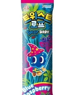 TWIST ROPE blue raspberry flavor 53g <br> 트위스트 로프  블루 라즈베리맛 53g