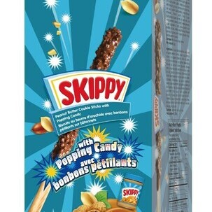 SKIPPY PB Cookie Sticks with Popping Candy 288g (16pcs) <br> 스키피 땅콩버터 쿠키스틱 팝핑캔디 288g (16pcs) 