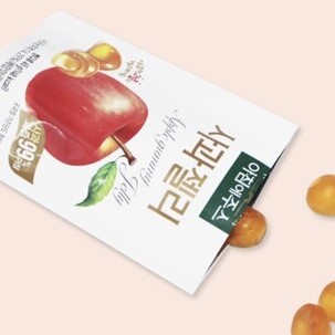 Real Apple gummy jelly 45g <br> 아침에 주스 사과구미젤리