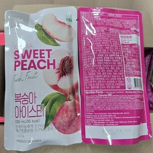Sweet Peach Iced Tea 230ml  <br> 스위트 복숭아 아이스티 230ml
