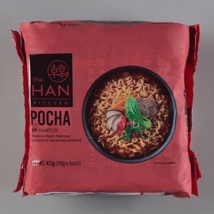 the HAN Pocha_pack type <br> 더한 포차라면 봉지타입 