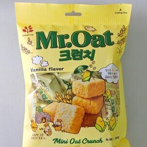 Mr.Oat vanilla flavor (English version) 100g <br> 미스터 오트 바닐라맛 100g