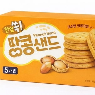 Peanut sand 90g(18gX5pcs) <br> 땅콩샌드 90g