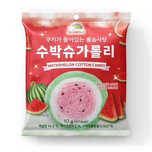 Watermelon cotton candy 10g <br> 수박솜사탕 10g 