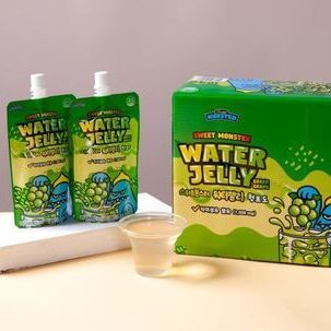 Sweet Monster Water Jelly green grape 100ml <br> 워터젤리 청포도맛 100ml 