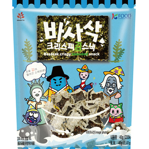 Basasak crispy seaweed snack 40g <br> 바사삭 크리스피 김스낵 40g 
