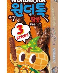 WonderTok peanut choco stick 54g(18gX3pcs) <br> 원더톡 땅콩초코스틱 54g(18gX3pcs)