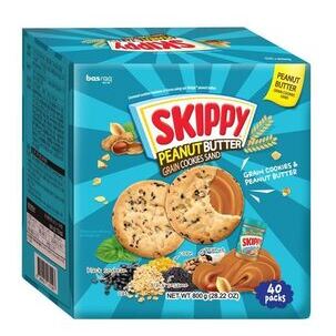 SKIPPY Multigrain Sandwich Cookies 800g (40pcs) <br> 스키피 멀티그레인 샌드위치 쿠키 800g (40pcs)