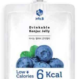 Drinkable Konjac Jelly Blueberry flavor_ Pouch pack 150ml 