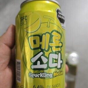 Sparkling Melon 350ml  <br> 멜론소다 350ml 
