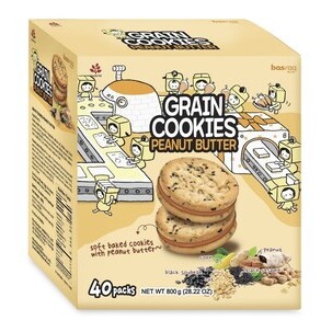 Grain cookies peanut butter 800g (20g X 40pcs)  <br> 그레인쿠키 땅콩버터 800g (20g X 40pcs) 