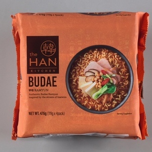 the HAN Budae_pack type  <br> 더 한 부대라면 봉지타입 