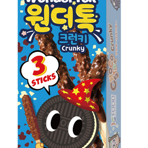 WonderTok crunky stick 54g(18gX3pcs) <br> 원더톡 크런키 스틱 54g(18gX3pcs)