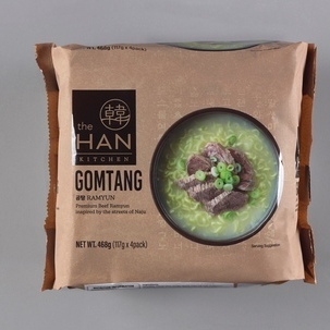 the HAN Gomtang_pack type <br> 더한 곰탕라면 봉지타입 