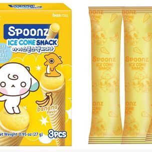 Spoonz Ice cone snack Banana flavor