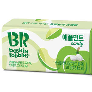 BR (Baskin Robbins) apple mint candy 30g <br> BR 애플민트 캔디 30g