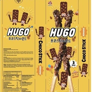 KMF Halal_WonderTok choco stick almond 54g(18gX3pcs) <br> 초코스틱 아몬드 54g