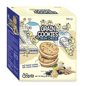 Grain cookies cream cheese 800g (20gX40pcs)  <br> 그레인쿠키 크림치즈 800g (20gX40pcs)