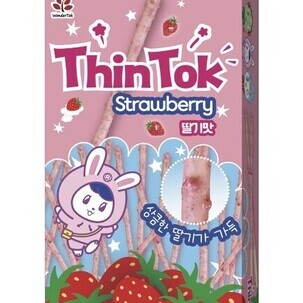 JunTok ThinTok strawberry 36g <br> 씬톡 딸기 36g